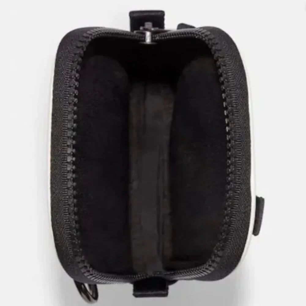 NWT! NEW! Coach North South Hybrid Pouch in Colorblock Signature Canvas Varsi - Picture 6 of 7